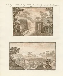La ciudad excavada de Pompeya