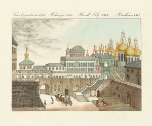El antiguo palacio de los zares en Moscú