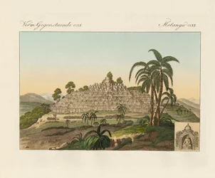 El templo de Buda de Borobudur en Java