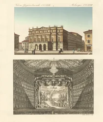 El teatro Della Scala en Milán