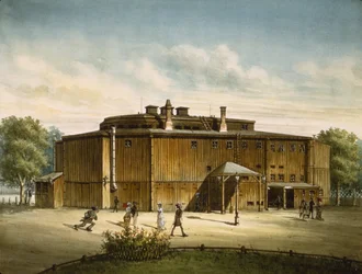 El teatro en Dresde
