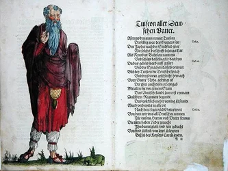 Tuiscon, padre de todos los alemanes, de «El origen de los primeros doce antiguos reyes y príncipes de la nación alemana»