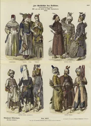 Trajes turcos, siglo XVII y primera mitad del siglo XVIII