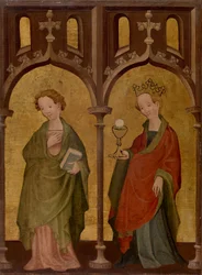 Dos santas femeninas