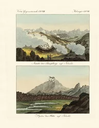 Vistas de las Montañas de Azufre en Islandia