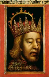 el fundador (óleo y temple sobre madera)