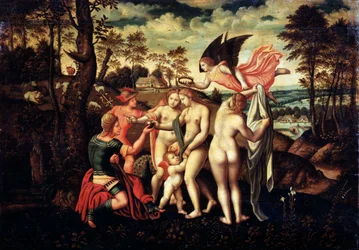 El Juicio de Paris, mediados del siglo XVI