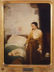 Pobre madre, de Gerolamo Induno