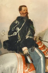 Víctor Manuel II a caballo