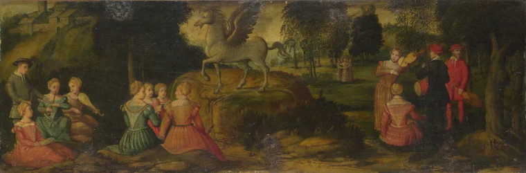 Pegaso y las Musas, c.1540