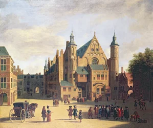 Una plaza en Haarlem