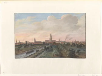 Vista de la ciudad de Groningen