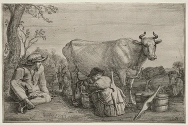 La lechera, 1643