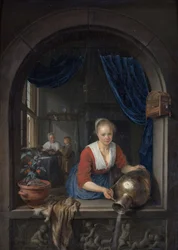 Criada en la ventana