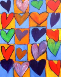 Healing Hearts, 2011 (acrílico sobre lienzo)