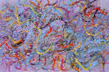 Magia bajo el agua 2, 2014 (acrílico sobre lienzo)