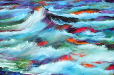 Wonderment Seas, 2015 (acrílico sobre lienzo)
