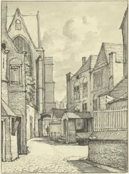 El St. Janskerk o Grote Kerk en Gouda