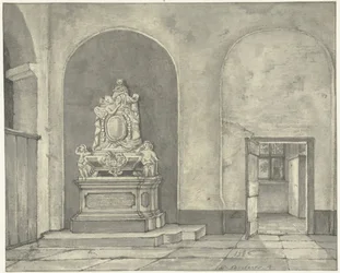 Tumba de Balth. Fredericus von Stosch en la iglesia Janskerk de Utrecht