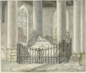 Monumento funerario de Catharina Alida van der Dussen, en una iglesia de Culemborg