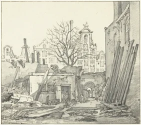 La demolición de la Casa de las Indias Occidentales en Amsterdam
