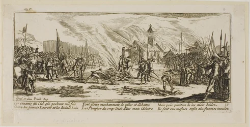 La Estaca, lámina trece de Las grandes miserias de la guerra