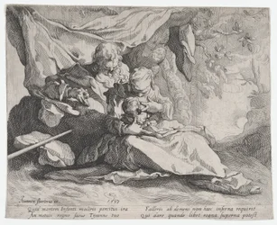 El Descanso en la Huida a Egipto, 1593