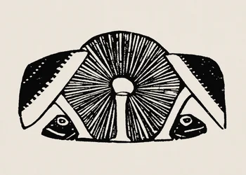 Tres setas, 1892, beige