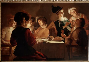 Cena con un laudista