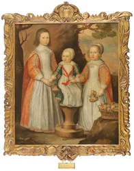 Retrato de los tres hijos de George Preston de Holker, 1650