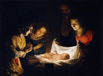La Adoración del Niño Jesús, hacia 1620