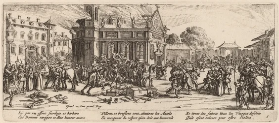 Destrucción de un convento