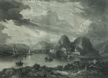 Castillo de Dumbarton, c.1880 (grabado)