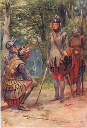 Britomart and Artegall, Stories from the Faerie Queen publicado por George Harrap and Company