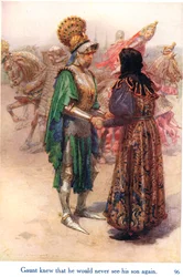 Gaunt sabía que nunca volvería a ver a su hijo, ilustración de 