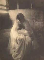 El pesebre por Gertrude Kasebier