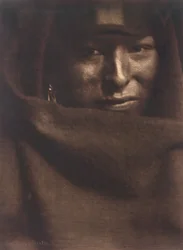 El hombre rojo por Gertrude Kasebier