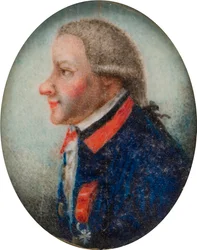 Retrato del general Vandermeerck, c.1735-63 (óleo sobre papel)