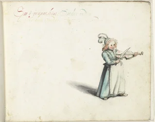 Niño tocando el violín