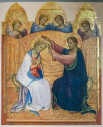 Coronación de la Virgen con ángeles, hacia 1404
