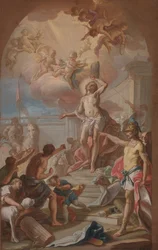 El martirio de San Sebastián, c.1780 (óleo sobre lienzo)
