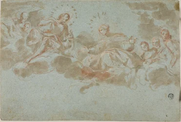 Cristo y la Virgen en la gloria