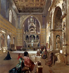 Interior de la Iglesia de San Giovanni a Carbonara
