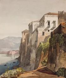 La Casa de Tasso, Sorrento, con adiciones de la Princesa Maria Annunziata di Borbone (1843-1871), 1853
