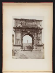 Arco Triunfal de Tito en Roma, Italia
