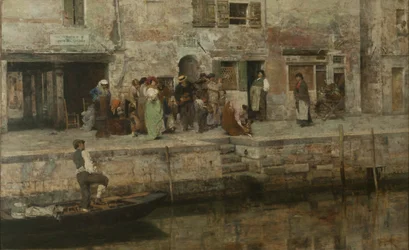 Músicos ambulantes, c.1881-83 (óleo sobre lienzo)