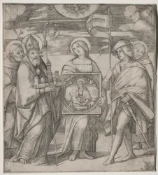 Santos Patronos de Bolonia, c. 1515-1520