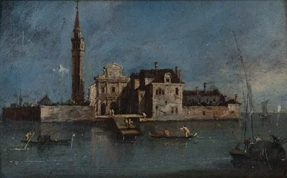 La isla de Santa Elena c.1791 (Óleo sobre lienzo)