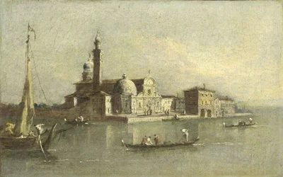 Vista de la isla de San Michele en Venecia