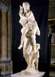 Eneas y Anquises (mármol)